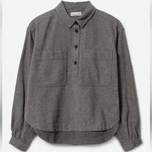 NWT Everlane organic cotton popover flannel - medium